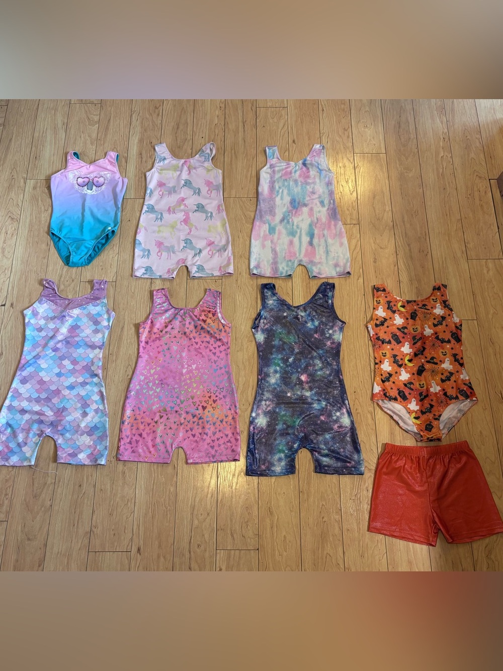 Big girls gymnastics leotards/unitards